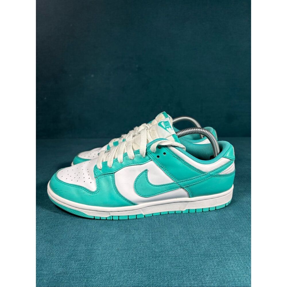 Nike Dunk Low Clear Jade Men’s Size 8 / Women’s 9.5 White Green DV0833-101 Casua